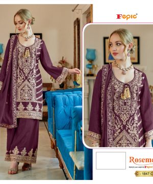 FEPIC C 1847 C ROSEMEEN PAKISTANI SUITS