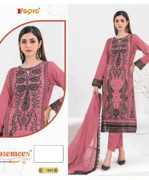 FEPIC C 1869 B ROSEMEEN PAKISTANI SUITS