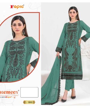 FEPIC C 1869 C ROSEMEEN PAKISTANI SUITS