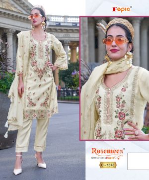 FEPIC C 1878 ROSEMEEN SALWAR SUITS IN INDIA