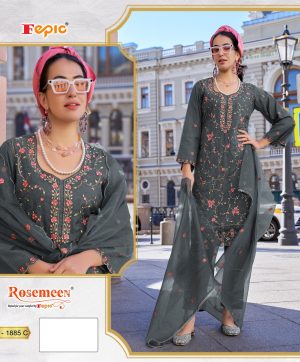 FEPIC C 1885 C ROSEMEEN PAKISTANI SUITS