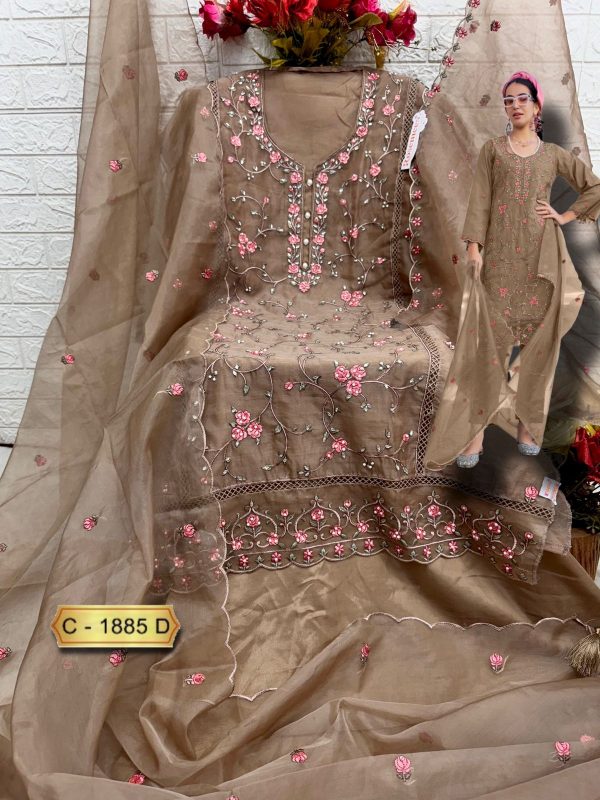 FEPIC C 1885 D ROSEMEEN PAKISTANI SUITS