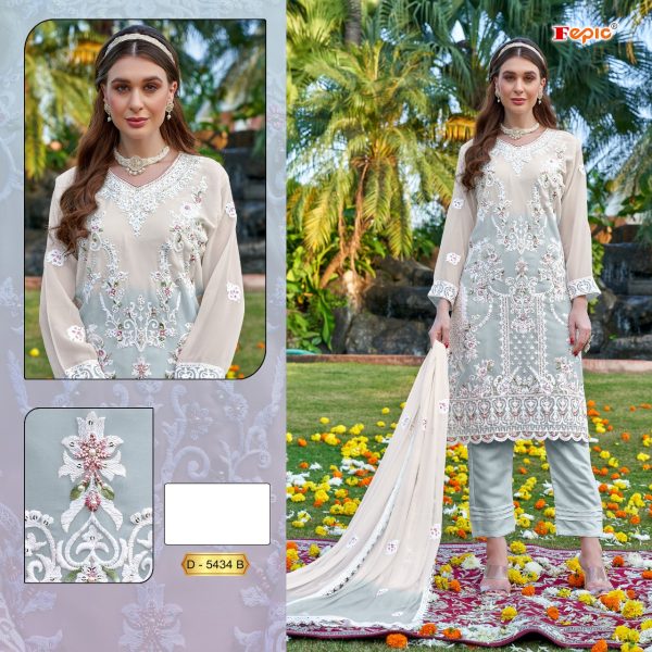 FEPIC D 5434 B ROSEMEEN SALWAR SUITS WHOLESALE