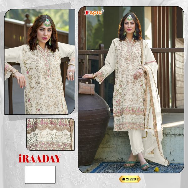 FEPIC IR 21228 C IRAADAY PAKISTANI SUITS IN INDIA