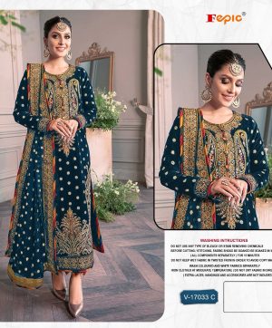 FEPIC V 17033 C ROSEMEEN VELVET SUITS IN INDIA