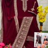 FLORENT 1019 C VELVET PAKISTANI SUITS IN INDIA