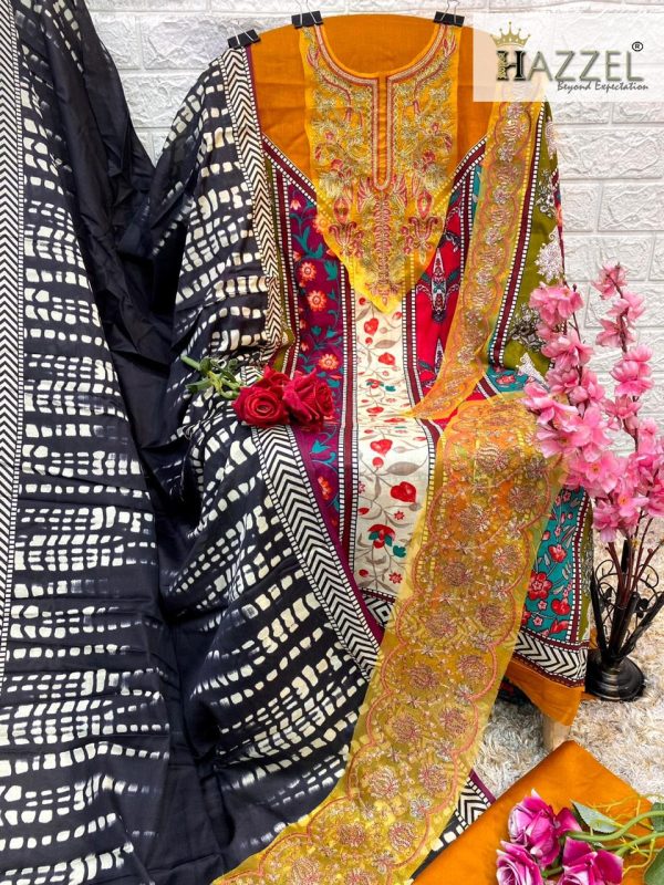 HAZZEL 0129 COTTON SALWAR SUITS IN INDIA