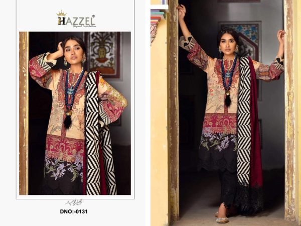 HAZZEL 0131 COTTON SALWAR SUITS WHOLESALE