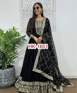 HK 1651 DESIGNER GOWN WHOLESALE