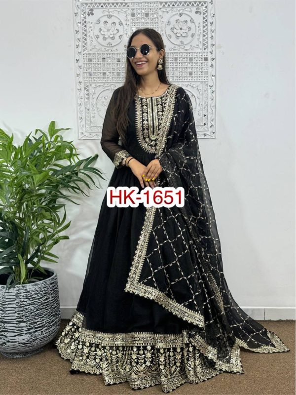 HK 1651 DESIGNER GOWN WHOLESALE