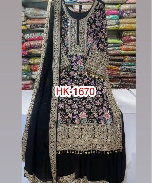 HK 1670 DESIGNER TOP PLAZZO WHOLESALE