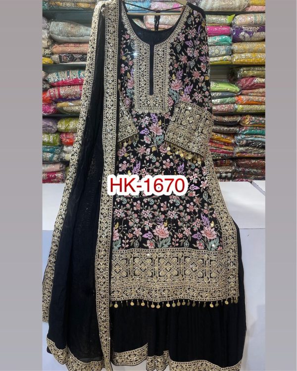 HK 1670 DESIGNER TOP PLAZZO WHOLESALE