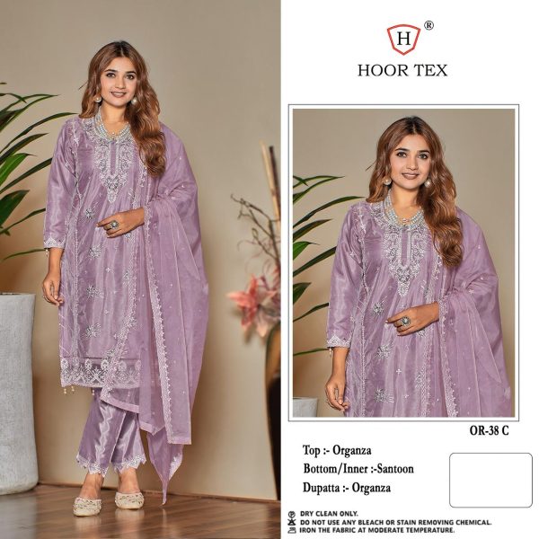 HOOR TEX OR 38 C PAKISTANI SALWAR SUITS