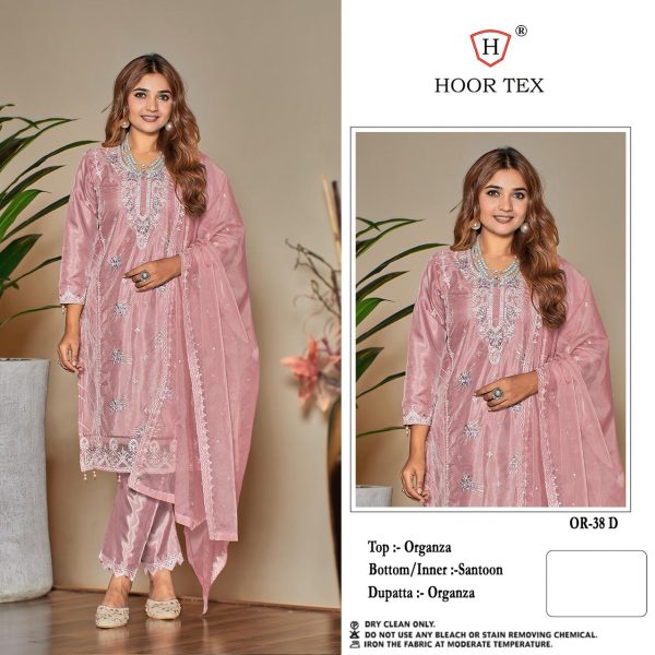 HOOR TEX OR 38 D PAKISTANI SALWAR SUITS