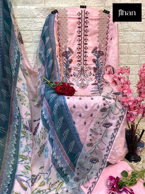 JIHAN 3374 E CHEVRON LAWN COLLECTION SUITS