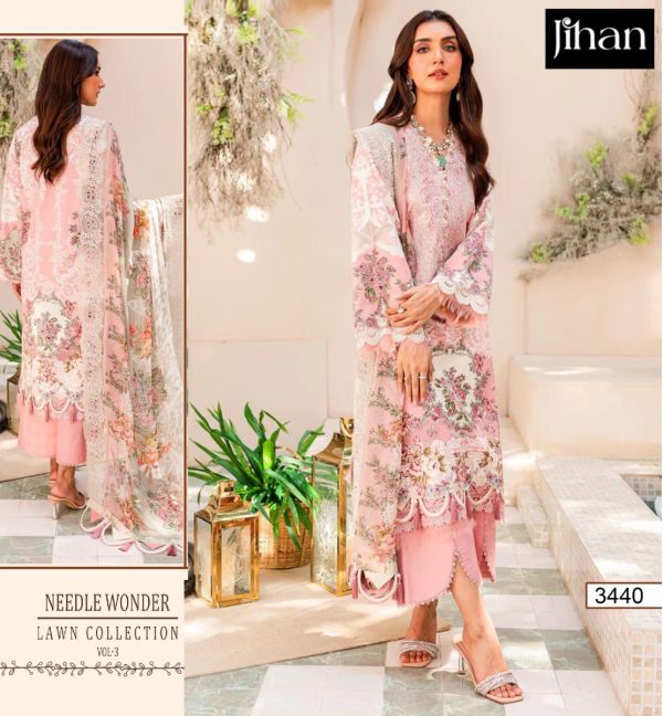 JIHAN 3440 NEEDLE WONDER VOL 3 LAWN SUITS