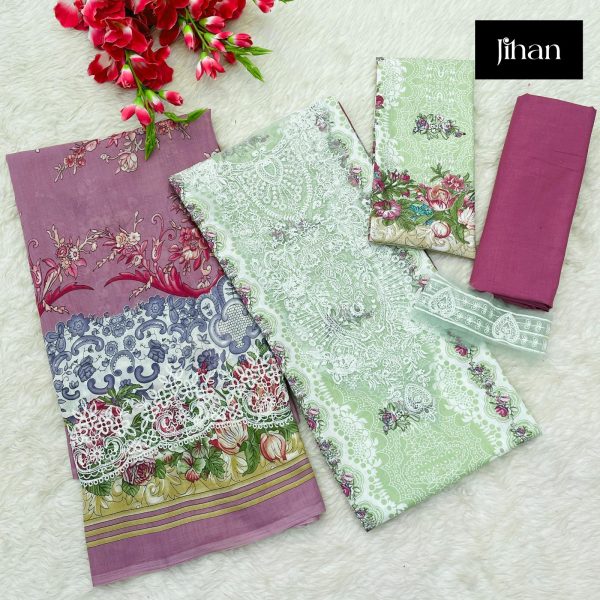 JIHAN 3443 NEEDLE WONDER VOL 3 LAWN SUITS