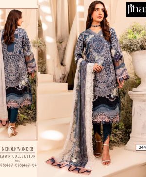 JIHAN 3444 NEEDLE WONDER VOL 3 LAWN SUITS