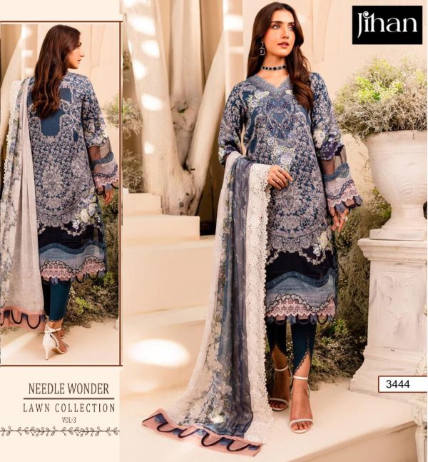 JIHAN 3444 NEEDLE WONDER VOL 3 LAWN SUITS