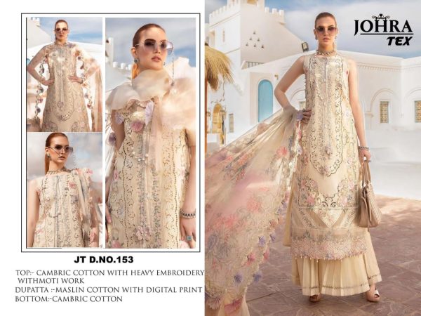 JOHRA TEX JT 153 PAKISTANI SUITS WHOLESALE