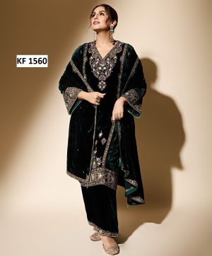 KARMA FASHION KF 1560 DESIGNER VELVET SUITS