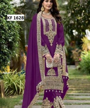 KARMA FASHION KF 1628 E DESIGNER SALWAR SUITS