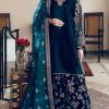 KARMA FASHION ST 118 A VELVET SUITS WHOLESALE