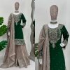 KD 1486 B DESIGNER TOP SHARARA WHOLESALE