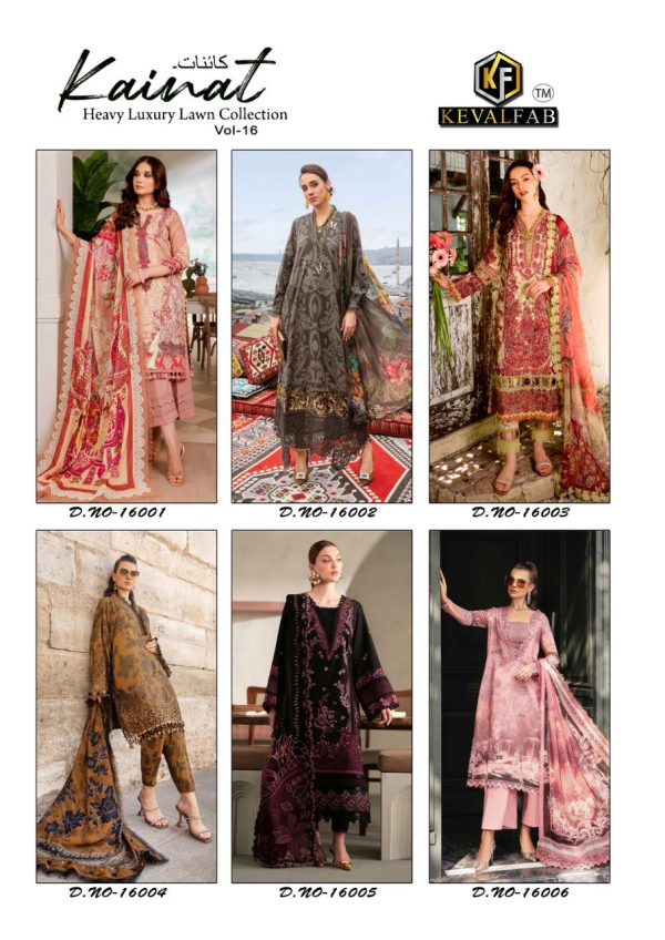 KEVAL FAB KAINAT VOL 16 WHOLESALE