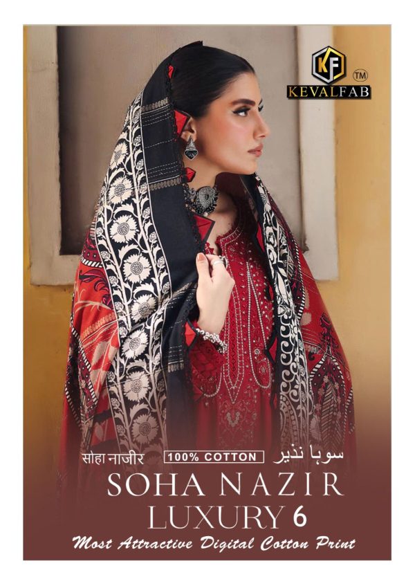 KEVAL FAB SOHA NAZIR VOL 6 WHOLESALE