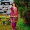 LC 1322 DESIGNER VELVET SALWAR SUITS