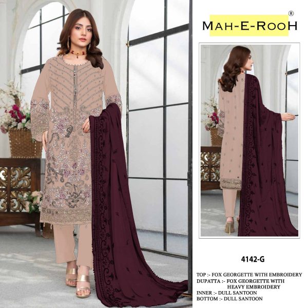 MAAH E ROOH 4142 G PAKISTANI SUITS IN INDIA