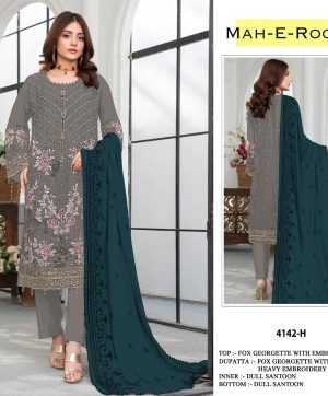 MAAH E ROOH 4142 H PAKISTANI SUITS IN INDIA