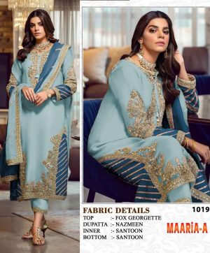 MAARIA A 1019 B PAKISTANI SUITS IN INDIA