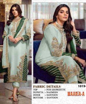 MAARIA A 1019 D PAKISTANI SUITS IN INDIA