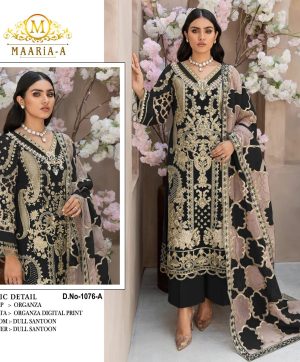 MAARIA A 1076 A PAKSTANI SUITS WHOLESALE