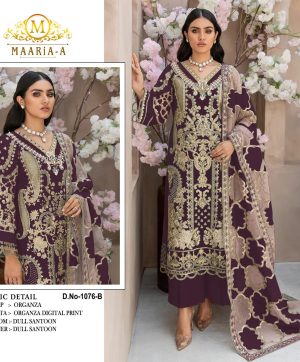 MAARIA A 1076 B PAKSTANI SUITS WHOLESALE