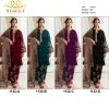 MAARIA A 1132 A B C D VELVET PAKISTANI SUITS