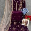 MAARIA A 1132 A B C D VELVET PAKISTANI SUITS