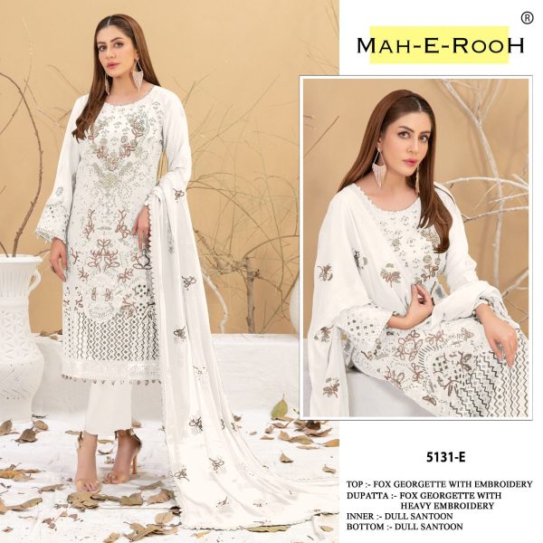 MAH E ROOH 5131 A TO E SALWAR KAMEEZ WHOLESALE