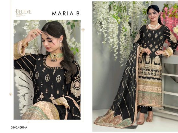 MARIA B 4001 A PAKISTANI SUITS WHOLESALE