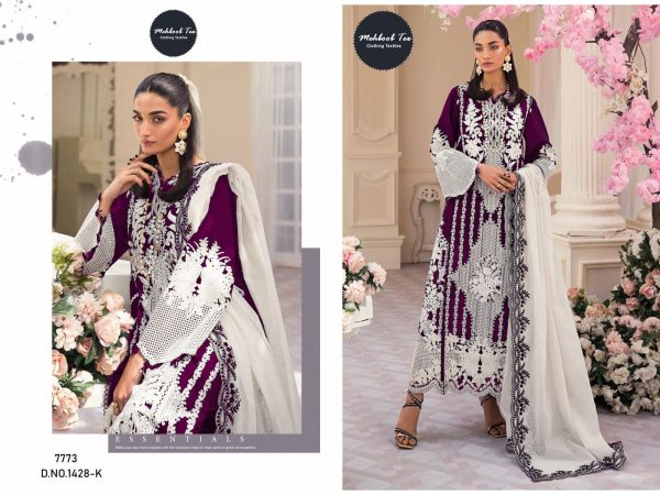 MEBOOB TEX 1428 K PAKISTANI RAYON SUITS