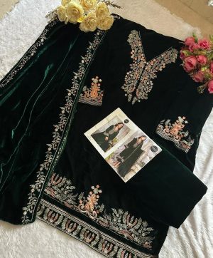 MEHBOOB TEX 1198 C VELVET PAKISTANI SUITS