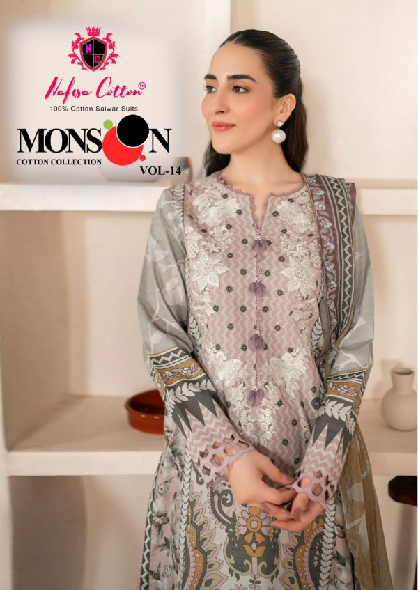 NAFISA COTTON MONSOON VOL 14 WHOLESALE