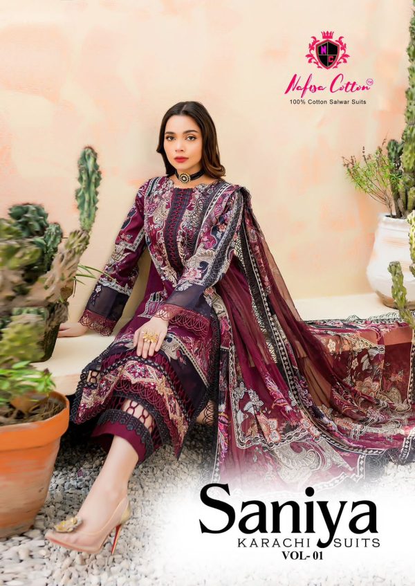 NAFISA COTTON SANIYA VOL 1 WHOLESALE