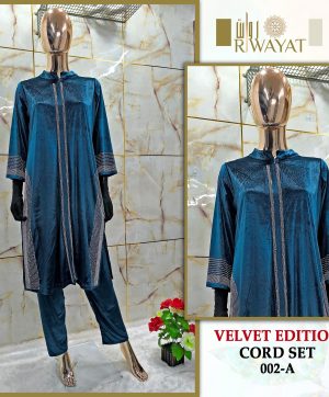 RIWAYAT 002 A READYMADE VELVET CORD SET