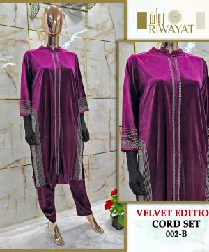 RIWAYAT 002 B READYMADE VELVET CORD SET