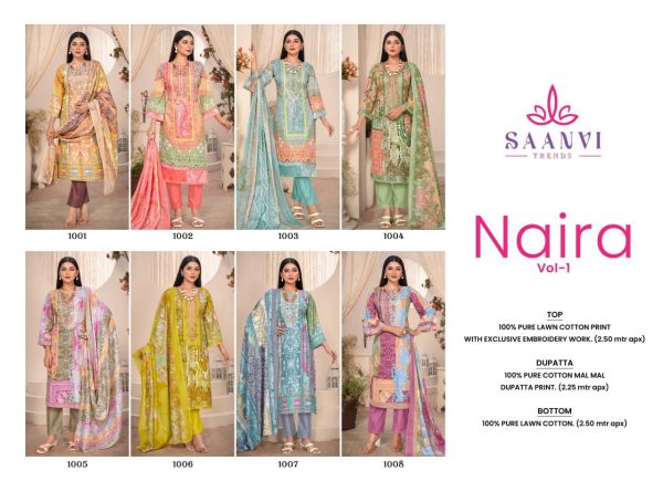 SAANVI TRENDS NAIRA VOL 1 WHOLESALE