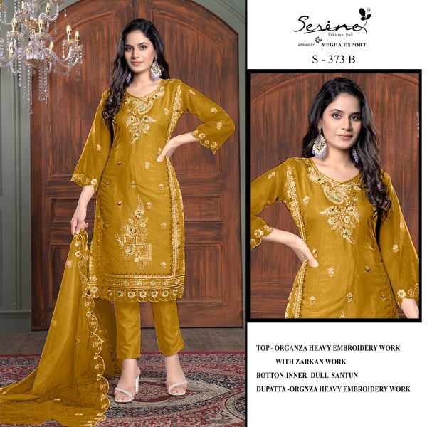 SERINE S 373 B PAKISTANI SUITS WHOLESALE