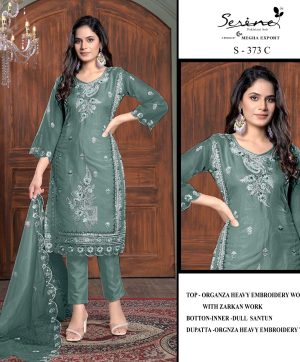 SERINE S 373 C PAKISTANI SUITS WHOLESALE